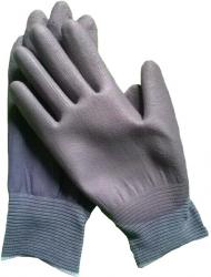 GRAY PU PALM COATED GLOVES HMBT-49